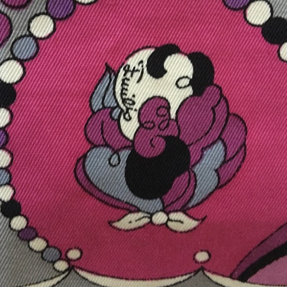 Sold-  Vintage Emilio Pucci Printed Palazzo Pants - Picture 6 of 8